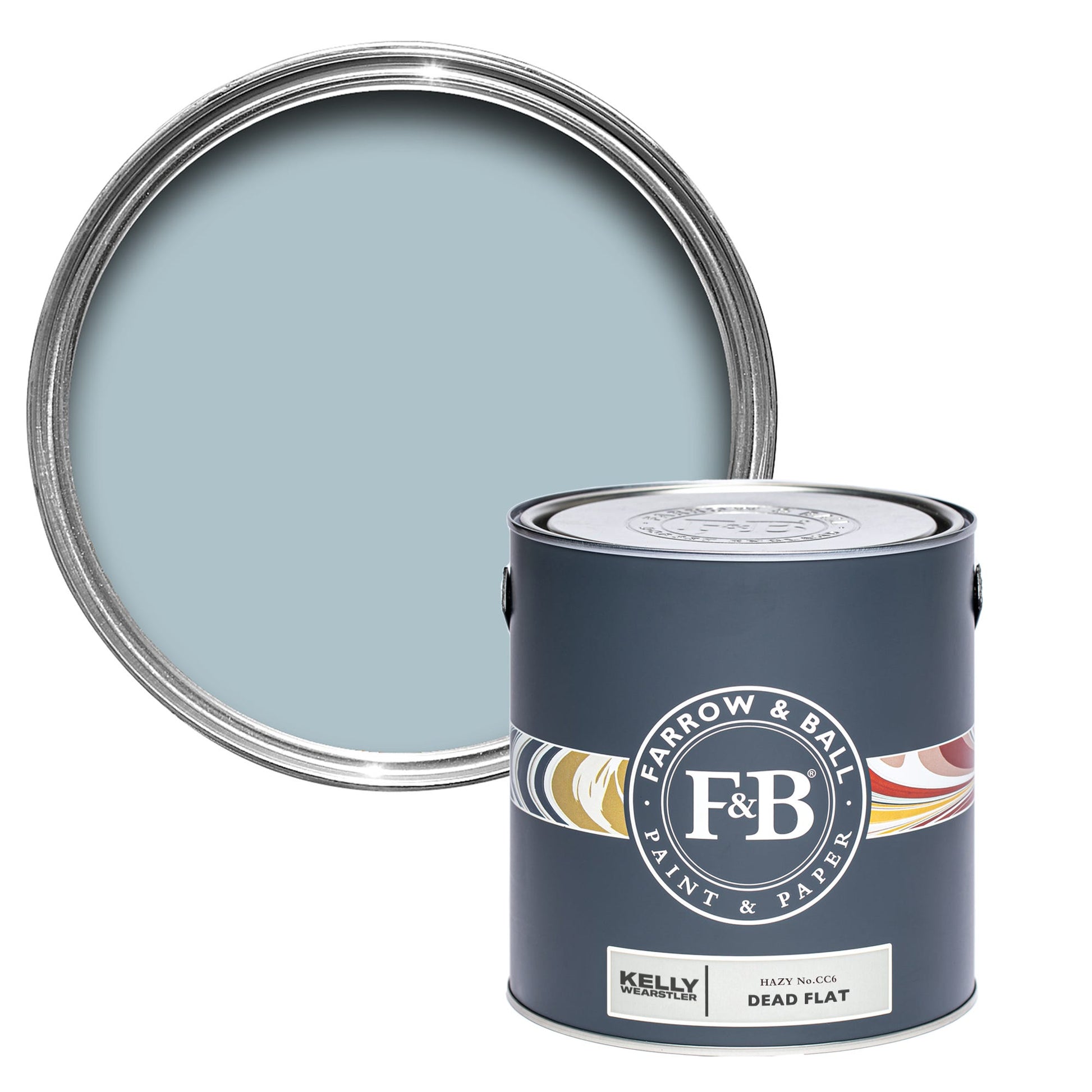 Farrow & Ball Hazy No. CC6 - Dead Flat 2.5L