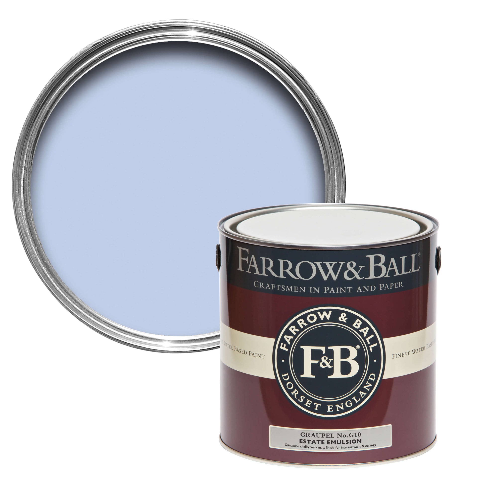 Farrow & Ball Graupel No. G10 - Soft Distemper 5L