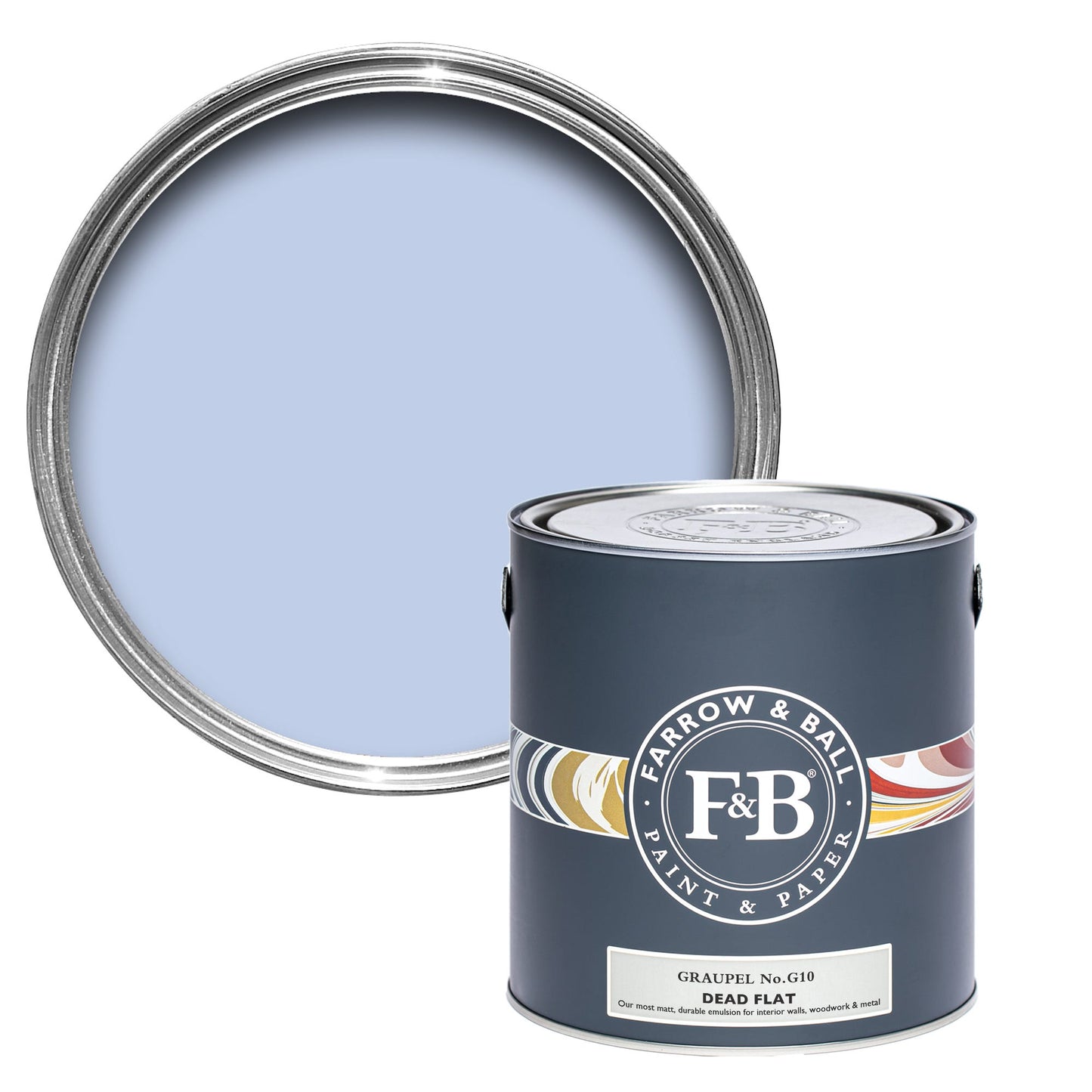 Farrow & Ball Graupel No. G10 - Dead Flat 750ml