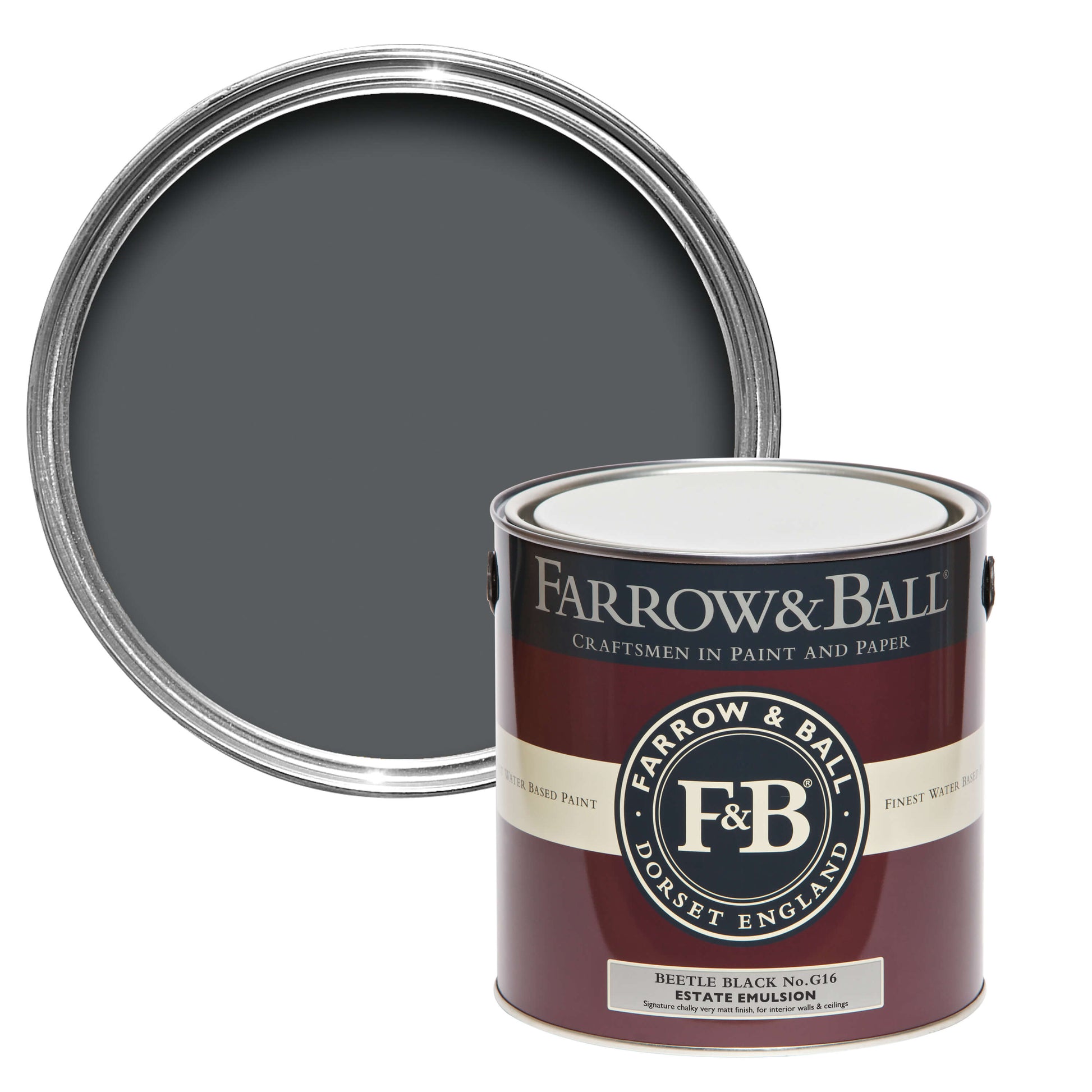 Farrow & Ball Beetle Black No. G16 - Full Gloss 750ml
