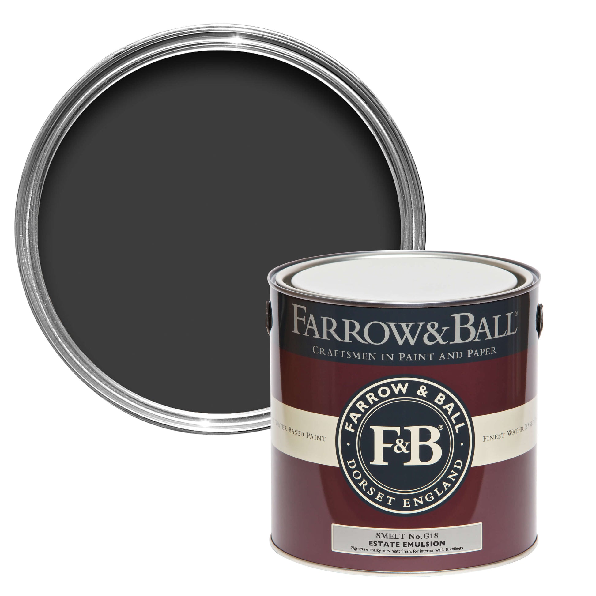 Farrow & Ball Smelt Black No. G18 - Modern Emulsion 5L