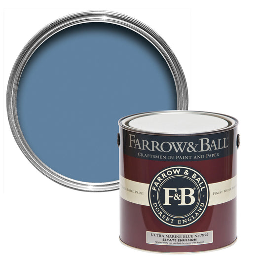 Farrow & Ball Ultra Marine Blue No. W29 - Estate Emulsion 5L
