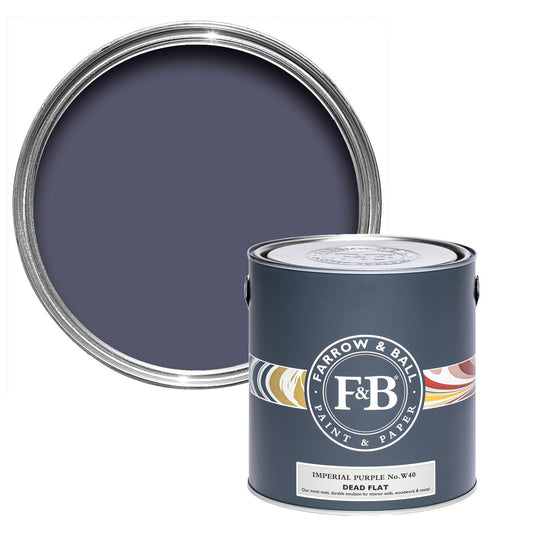 Farrow & Ball Imperial Purple No. W40 - Dead Flat 2.5L