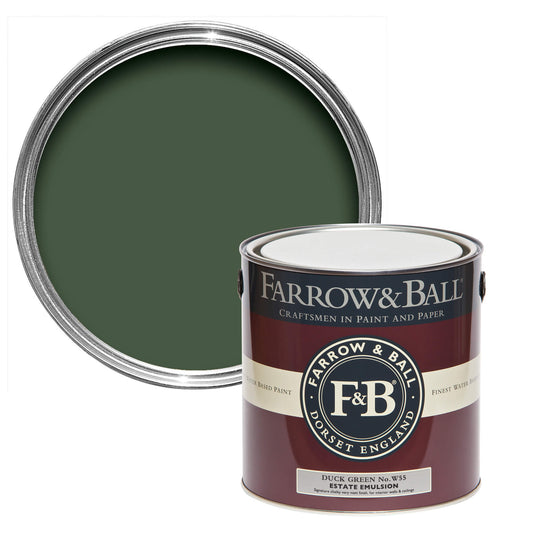 Farrow & Ball Duck Green No. W55 - Exterior Eggshell 750ml