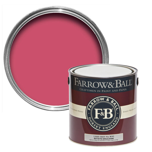 Farrow & Ball Lake Red No. W92 - Estate Eggshell 2.5L