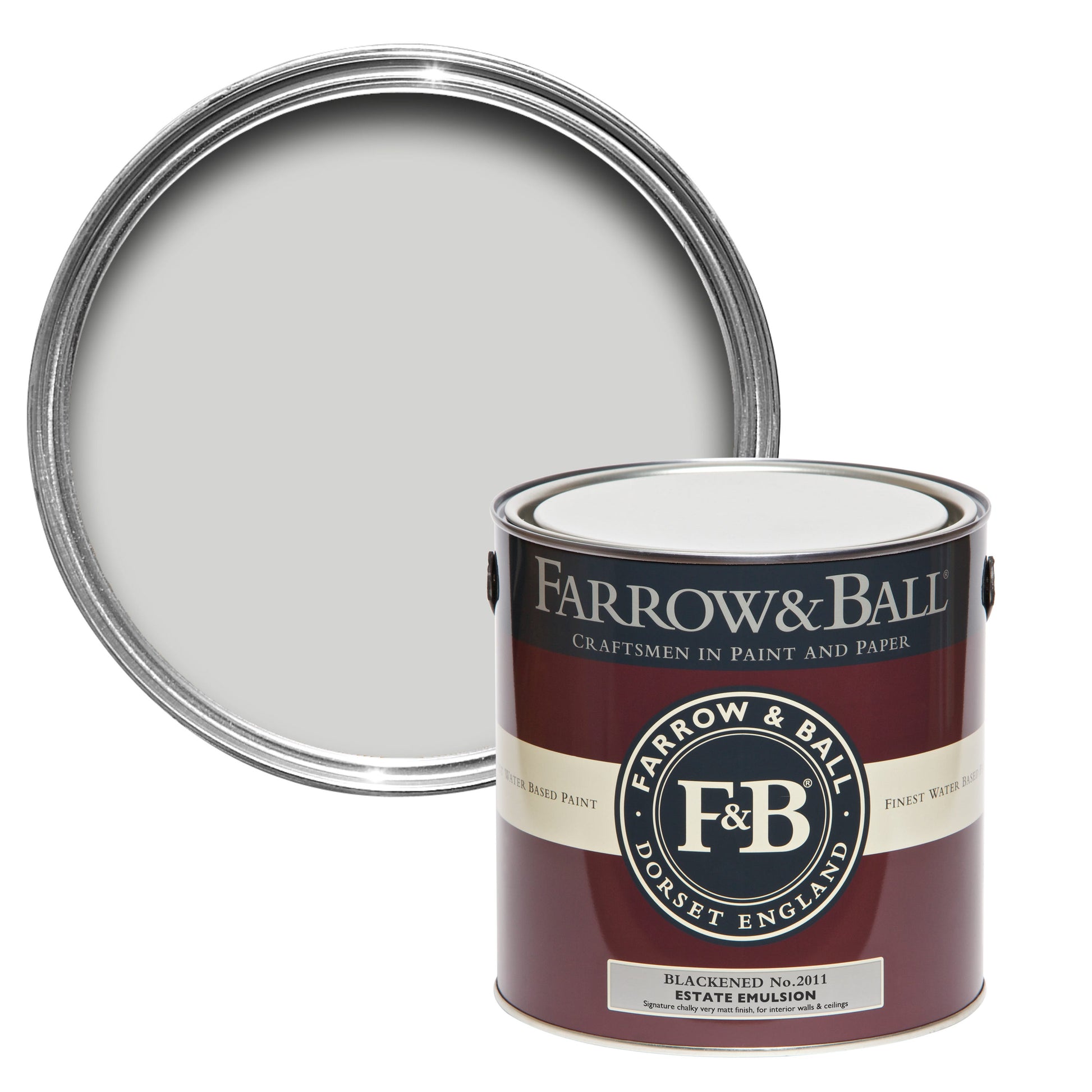 Farrow & Ball Blackened No. 2011 - Casein Distemper 5L