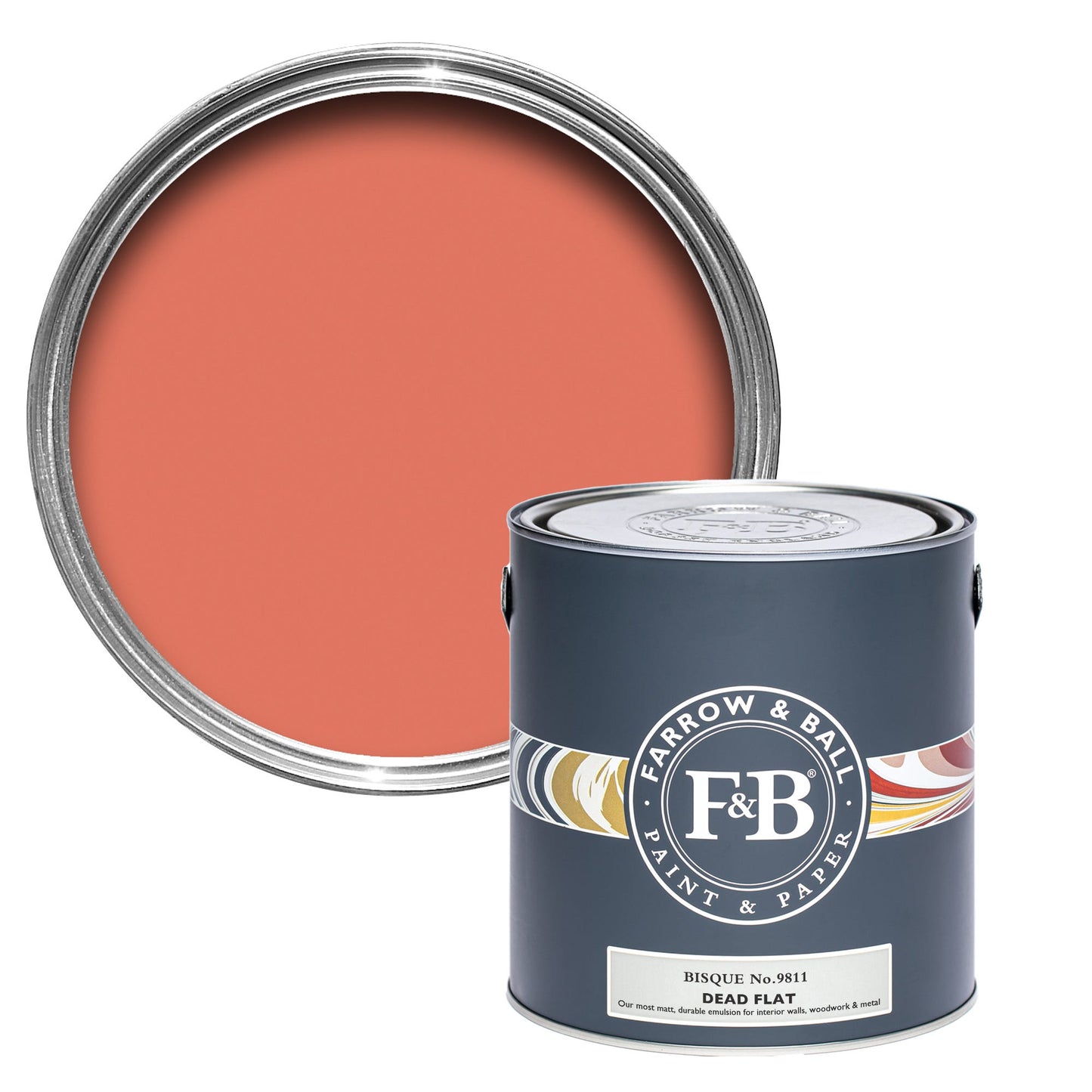 Farrow & Ball Bisque No. 9811 - Dead Flat 5L