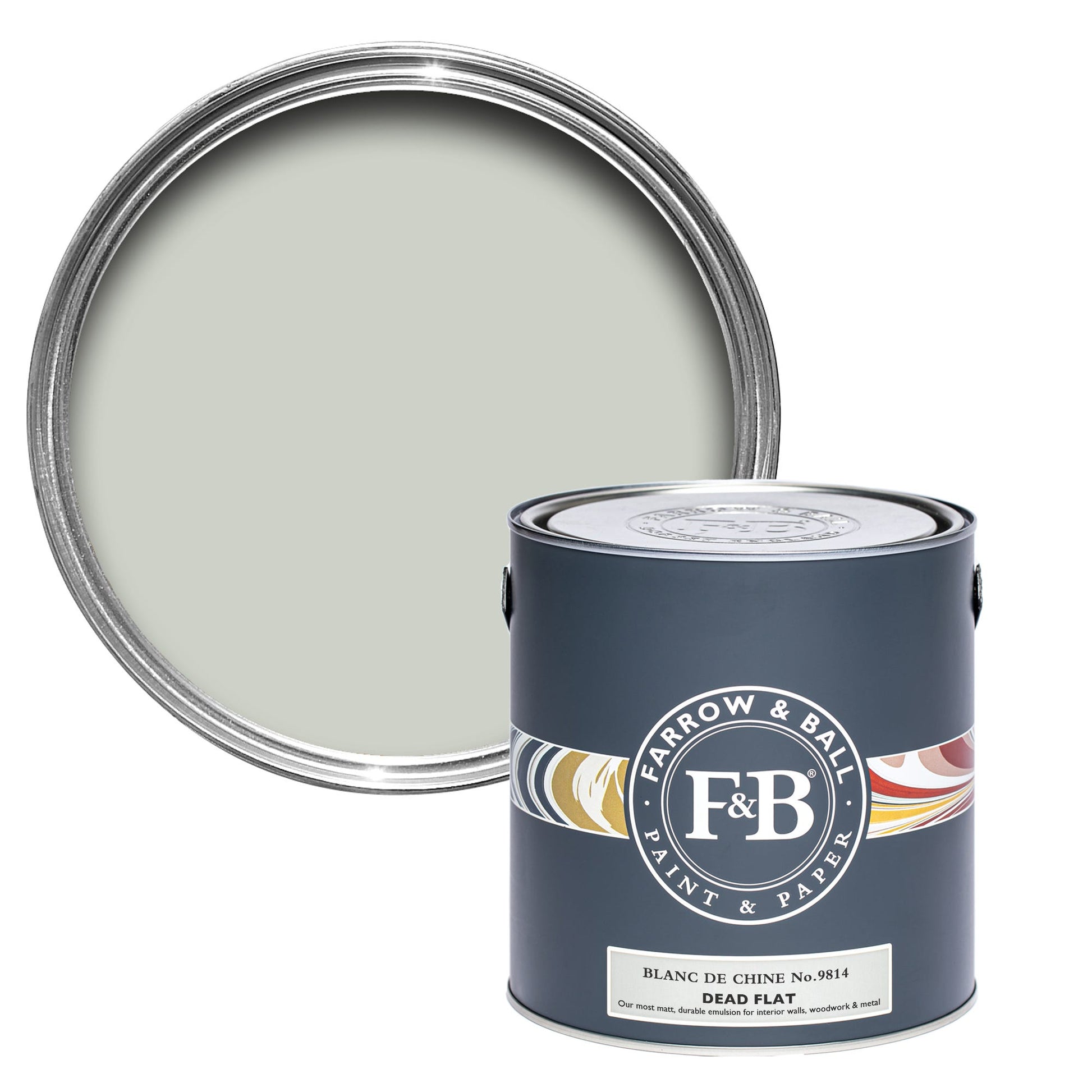 Farrow & Ball Blanc De Chine No. 9814 - Dead Flat 5L
