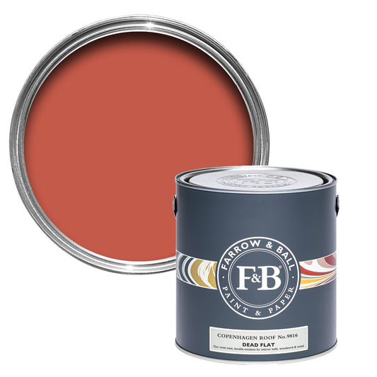 Farrow & Ball Copenhagen Roof No. 9816 - Dead Flat 2.5L