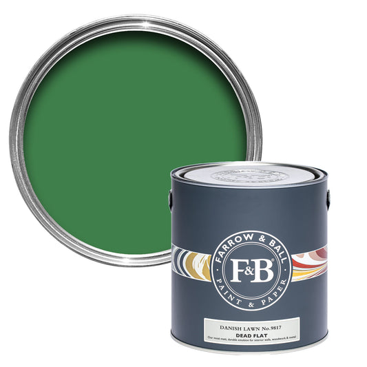 Farrow & Ball Danish Lawn No. 9817 - Dead Flat 5L