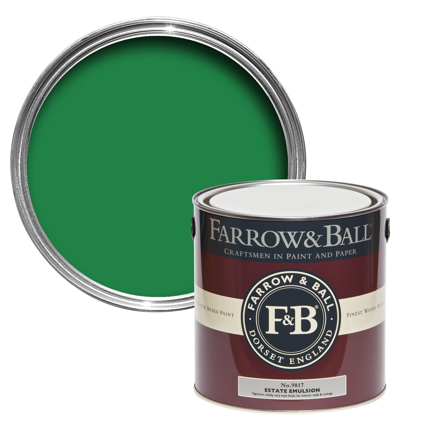 Farrow & Ball Danish Lawn No. 9817 - Modern Eggshell 750ml