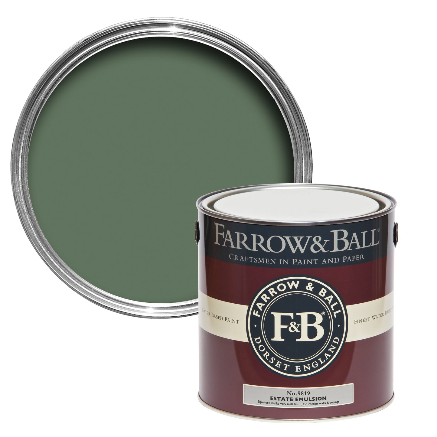 Farrow & Ball Dyrehaven No. 9819 - Modern Eggshell 750ml