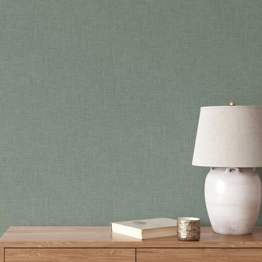 Muriva Cambric Texture Green 196304 paint