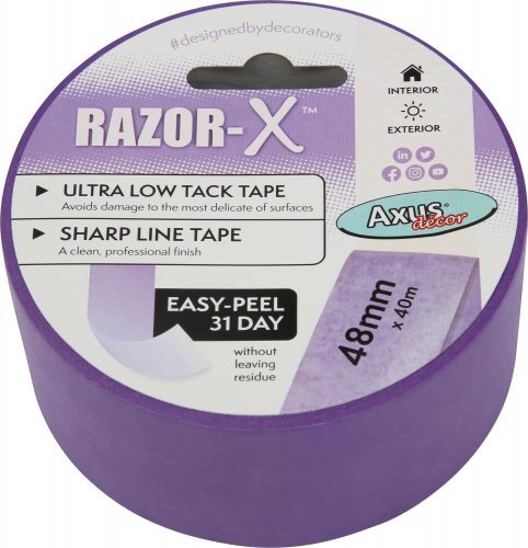 Bespoke Decor Axus Razor-x Tape 48mm x 40m paint