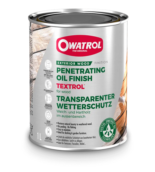 Bespoke Decor Owatrol Textrol Wood Oil 1L Clear paint