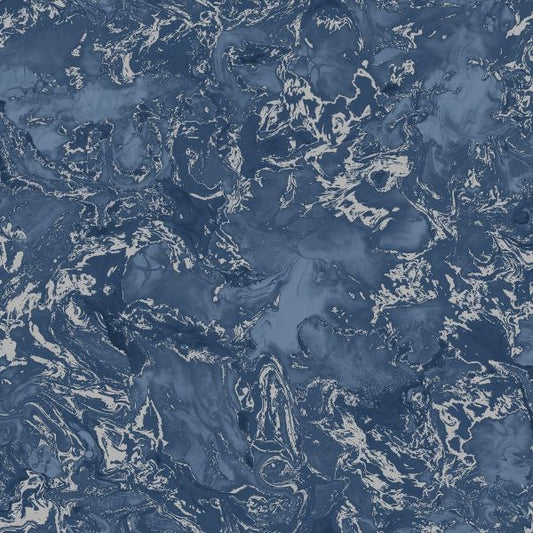 Muriva Elixir Marble Blue &silver 166505 paint