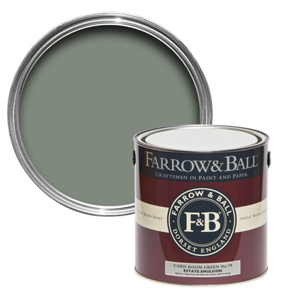 Farrow & Ball Card room Green 79 paint